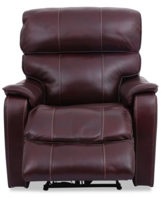 Hatherleigh 34" Leather Dual Power Recliner with USB Power Outlet