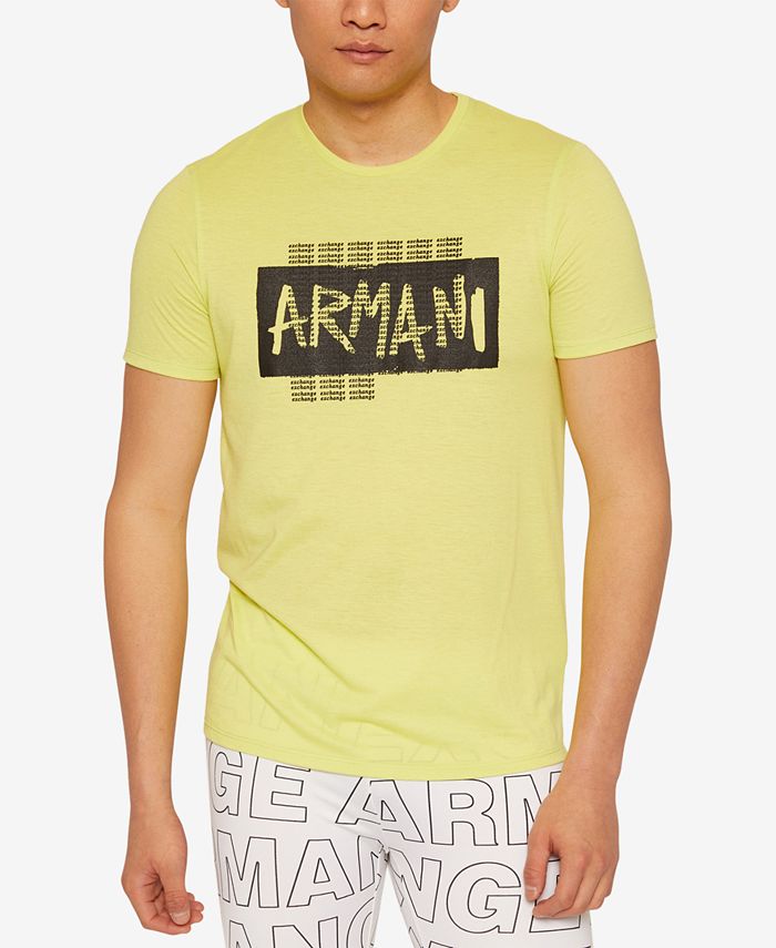 A|X Armani Exchange Men's Graffiti Logo T-Shirt & Reviews - T-Shirts ...