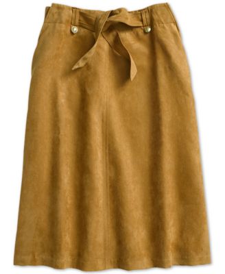 macy's suede skirt