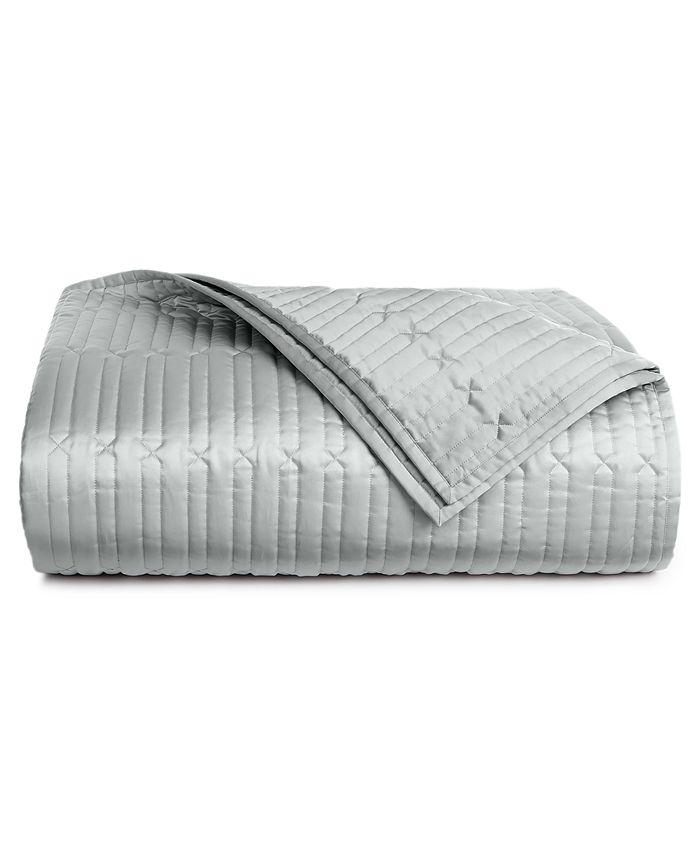Hotel Collection Lithos Quilted Coverlet, King, Created for Macy's Macy's