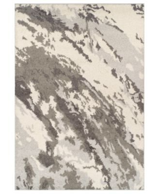 Shop D Style Cody Crash Area Rug In Silver