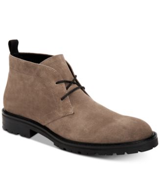 Calvin klein men's ultan suede chukka boots on sale