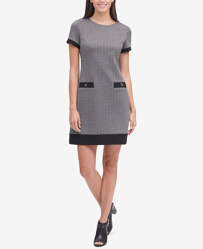 Tommy hilfiger sale faux pocket dress