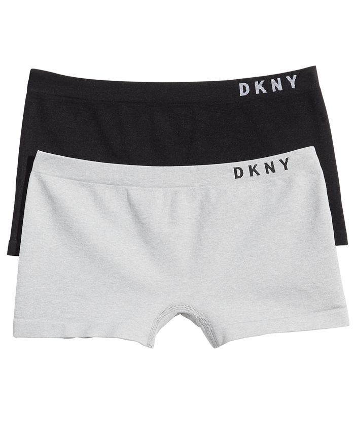 DKNY Little & Big Girls 2-Pk. Cotton Boyshorts - Macy's