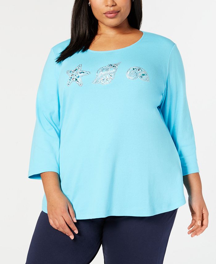 Macys karen scott hotsell plus size tops