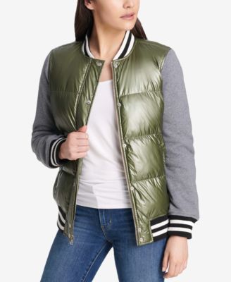 Levi's - Quilted Satin Baseball Jacket