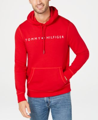 tommy hilfiger men's lock up logo hoodie