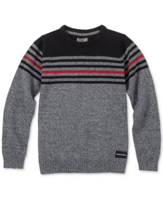 Calvin Klein - Big Boys Strike Stripe Sweater