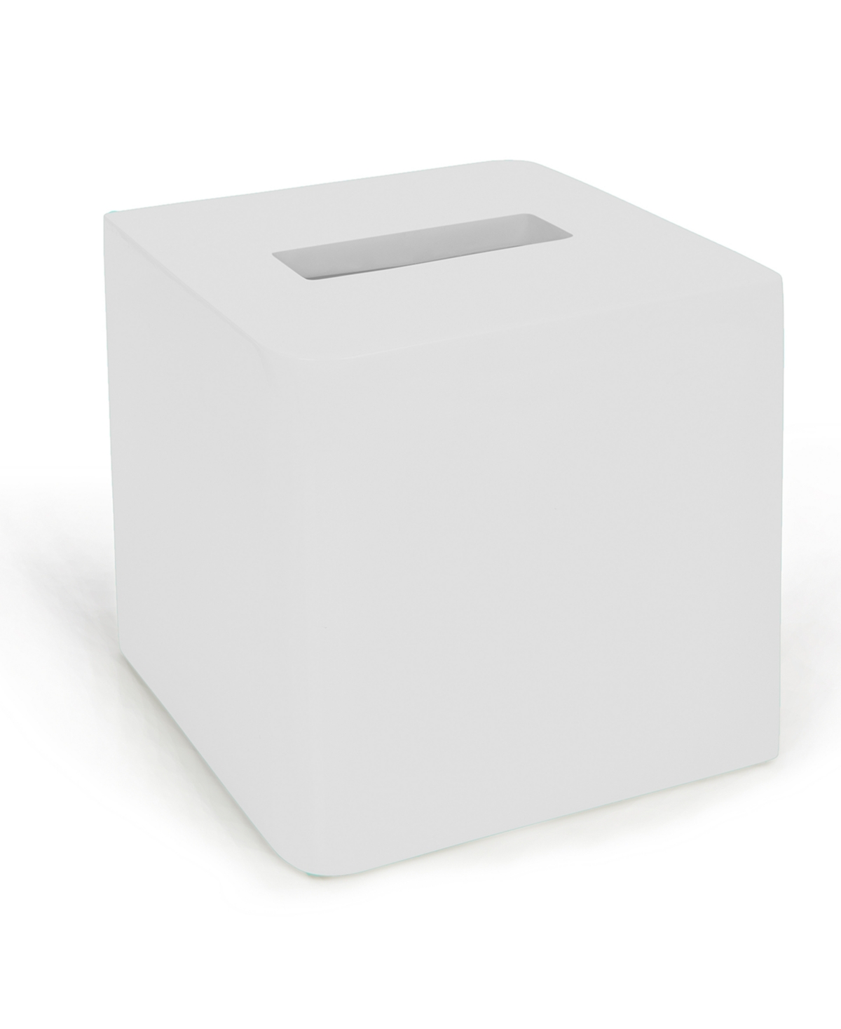 Lacquer Tissue Holder - White