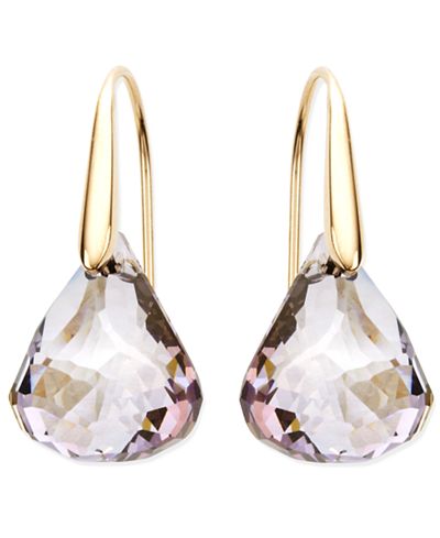 Swarovski Earrings, Lunar Blush Crystal Drop Earrings - Jewelry & Watches - Macy's