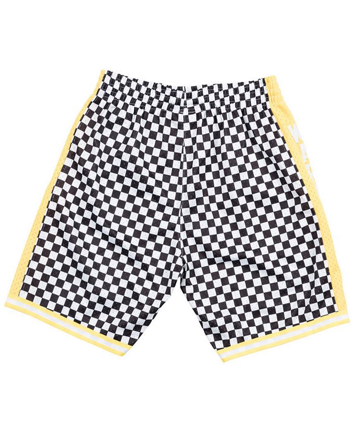 Mitchell & Ness Chicago Bulls Checkerboard Swingman Shorts for Men