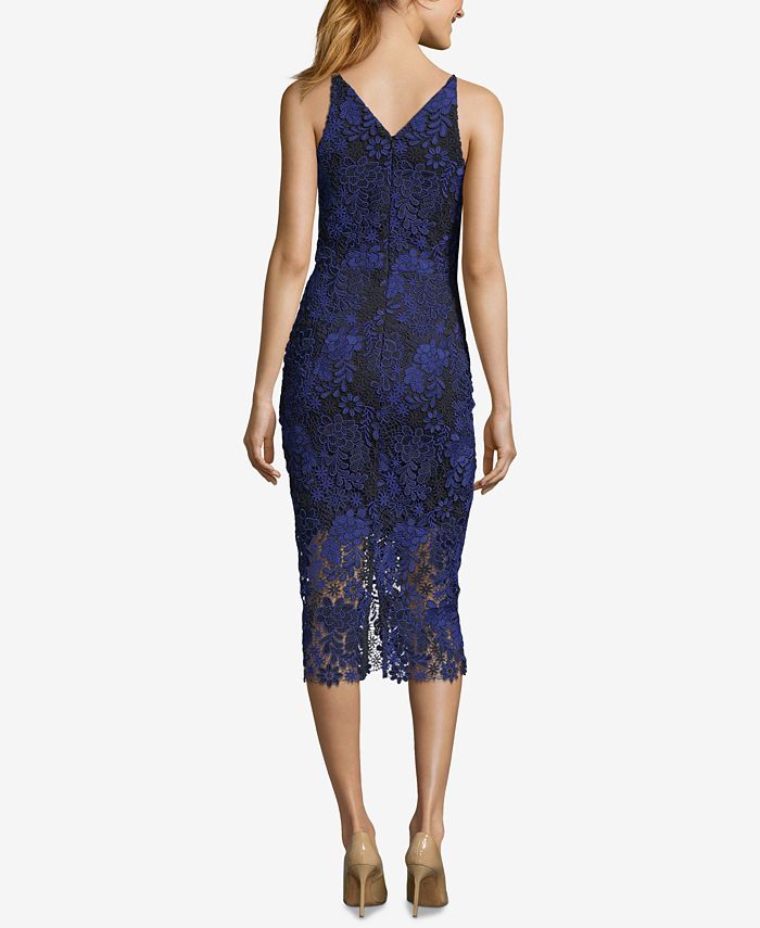 xscape embroidered lace ballgown