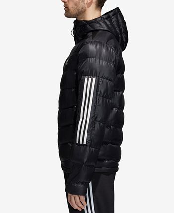 Adidas men's insulated 2025 hooded puffer jacket