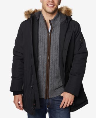 Halifax HFX Men's Faux-Fur-Trimmed Jacket
