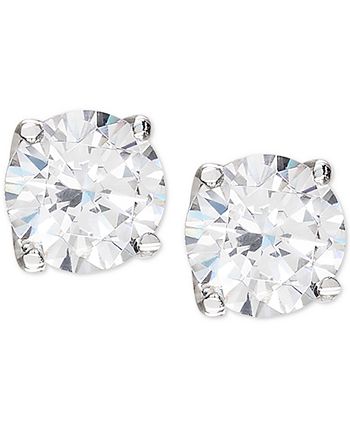 Grown With Love - Lab Grown Diamond Stud Earrings (1-1/2 ct. t.w.) in 14k White Gold