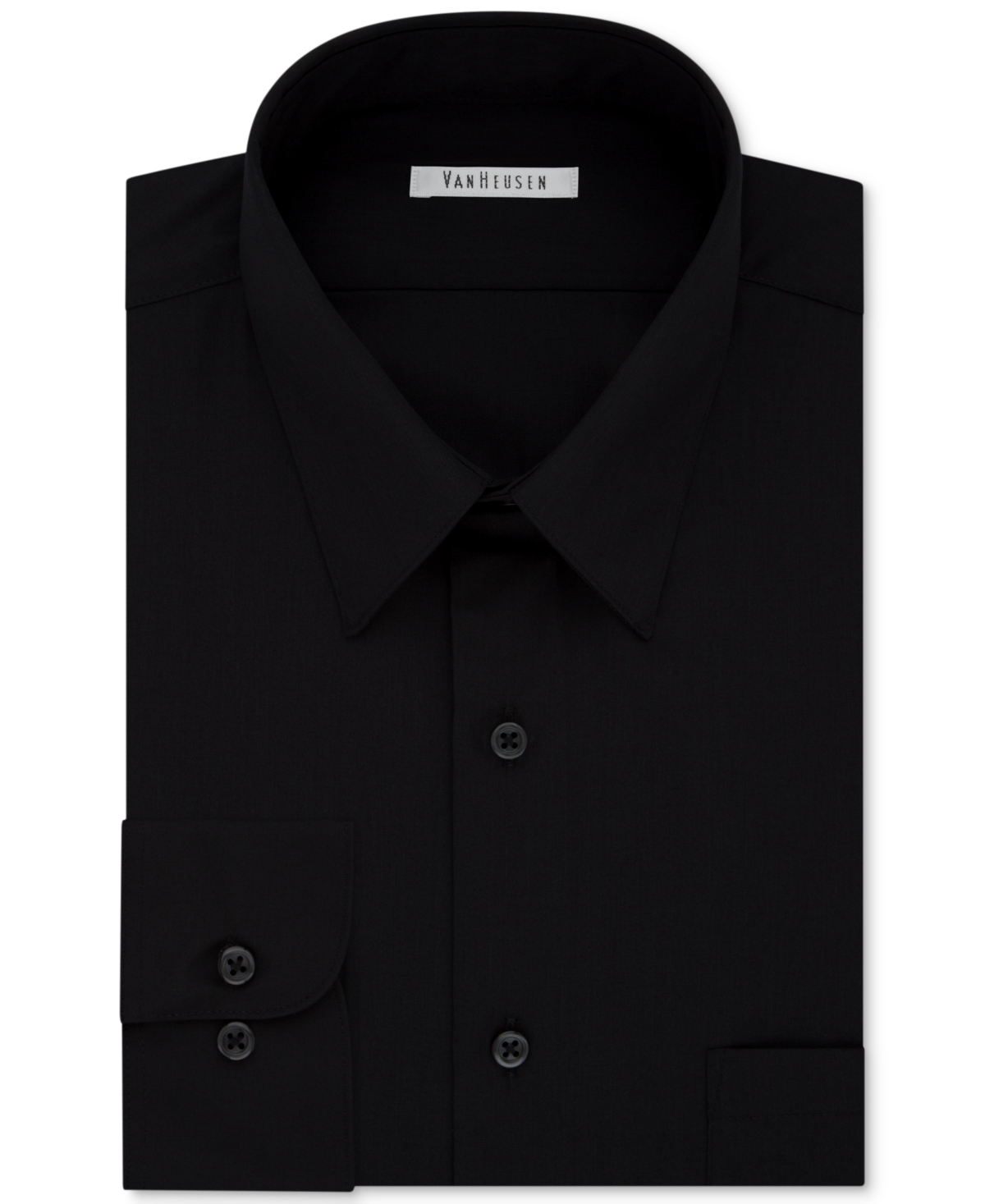 Van Heusen Men's Big & Tall Classic/Regular Fit Wrinkle Free Poplin Solid Dress Shirt