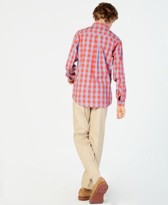 Big Boys Kirk Box-Plaid Button-Down Shirt