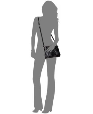 Patricia Nash Avellino Laser Floral Leather Crossbody