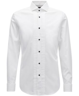 boss white dress shirt