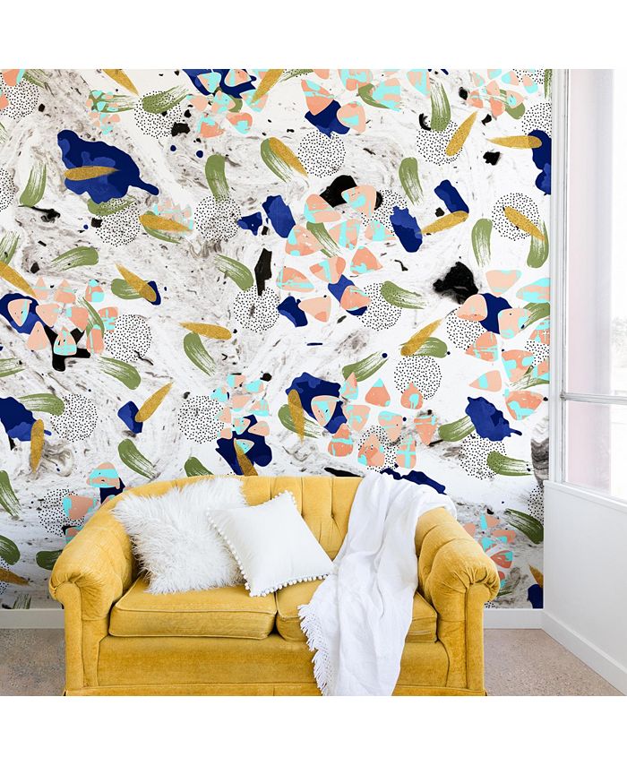 Deny Designs - Marta Barragan Camarasa Abstract shapes of textures II Wall Mural