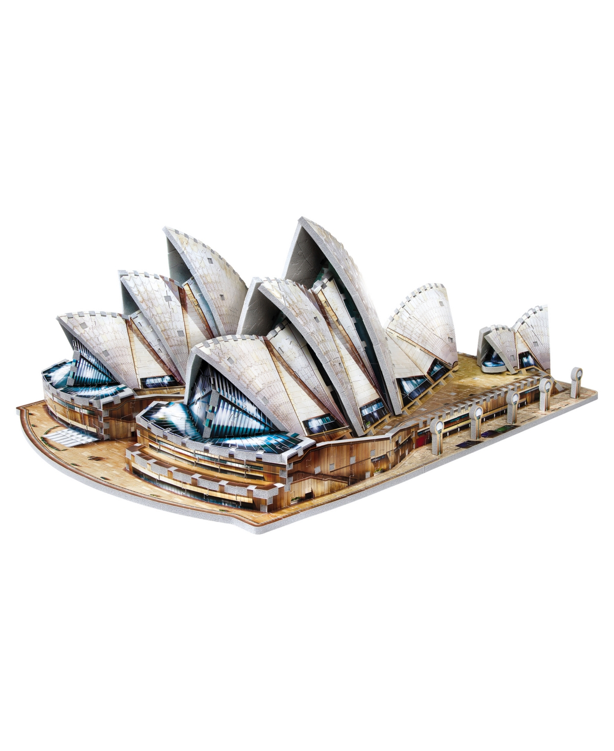 Masterpieces Puzzles Wrebbit Sydney Opera House 3d Puzzle- 925 Pieces In White