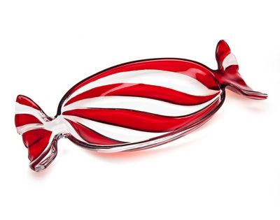 Holiday Peppermint-Shaped Tray