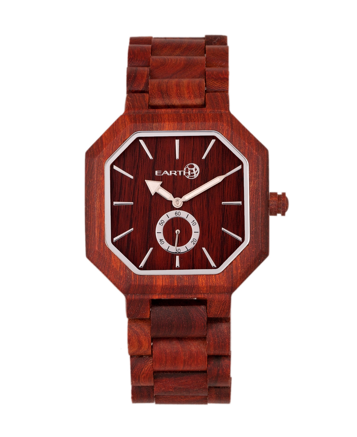 Acadia Wood Bracelet Watch Red 43Mm - Red