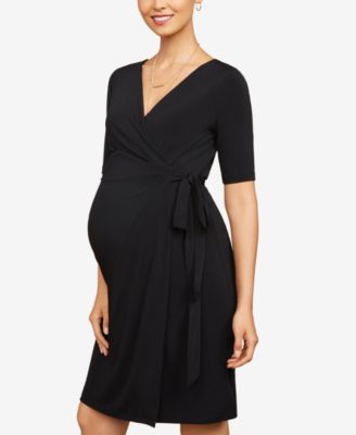 Motherhood Maternity Wrap Dress 