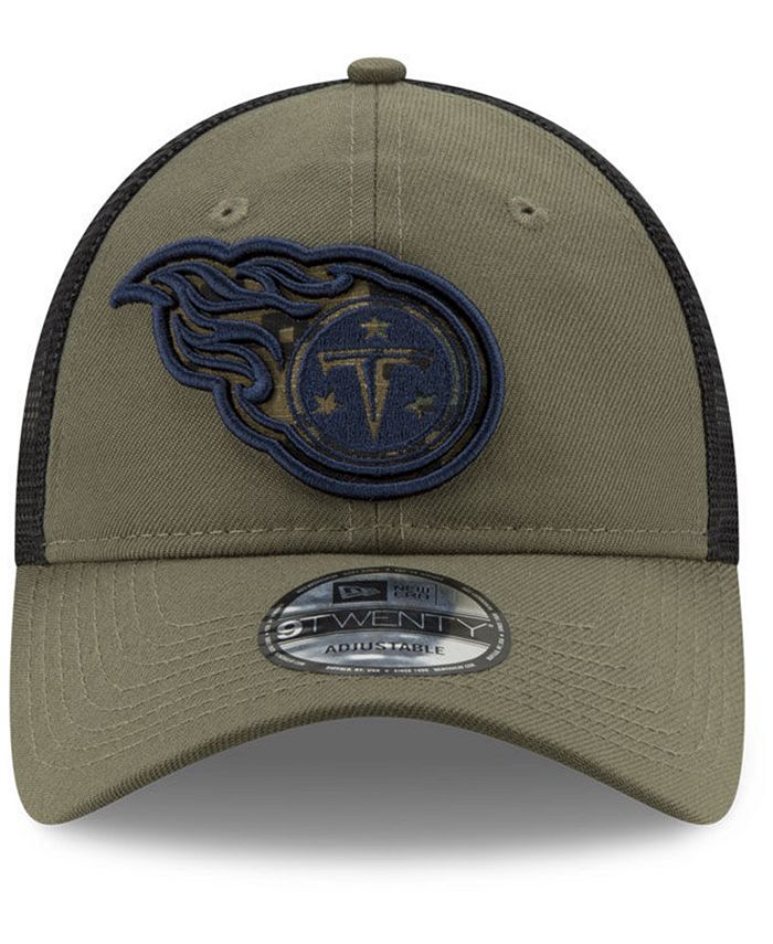 New Era Tennessee Titans Camo Service Patch 9TWENTY Trucker Cap - Macy's