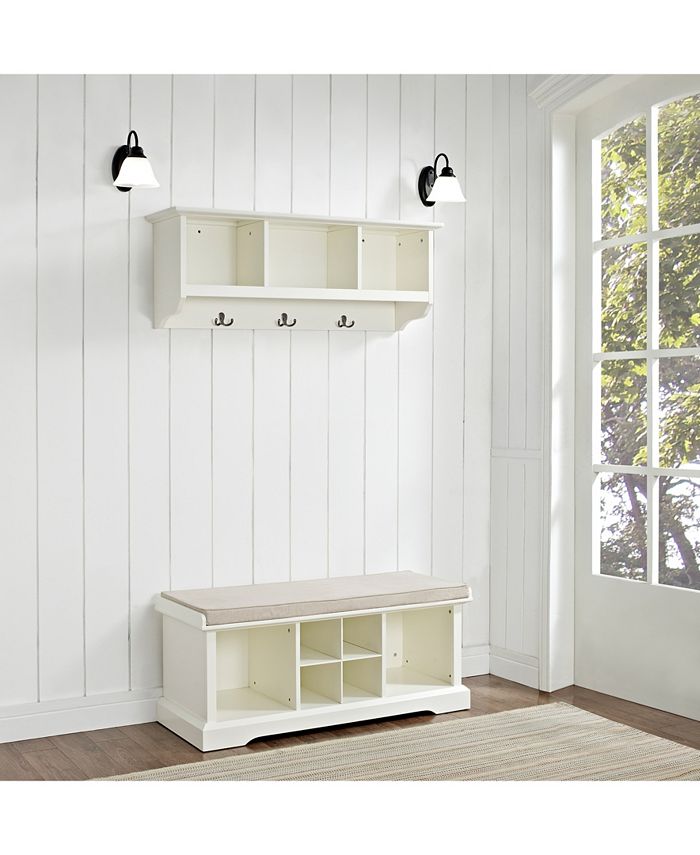 Crosley Brennan 2 Piece Entryway Bench And Shelf Set Macy's