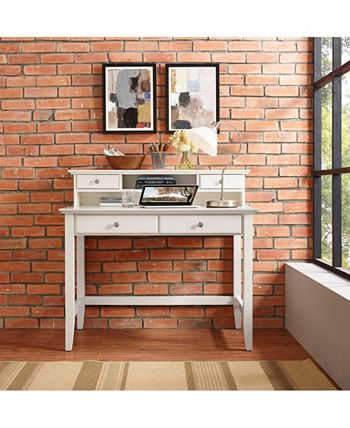 Crosley Campbell Writing Desk Hutch Macy s