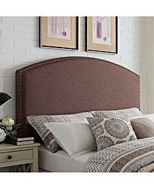 CLOSEOUT! Cassie Curved Upholstered Full/Queen Headboard