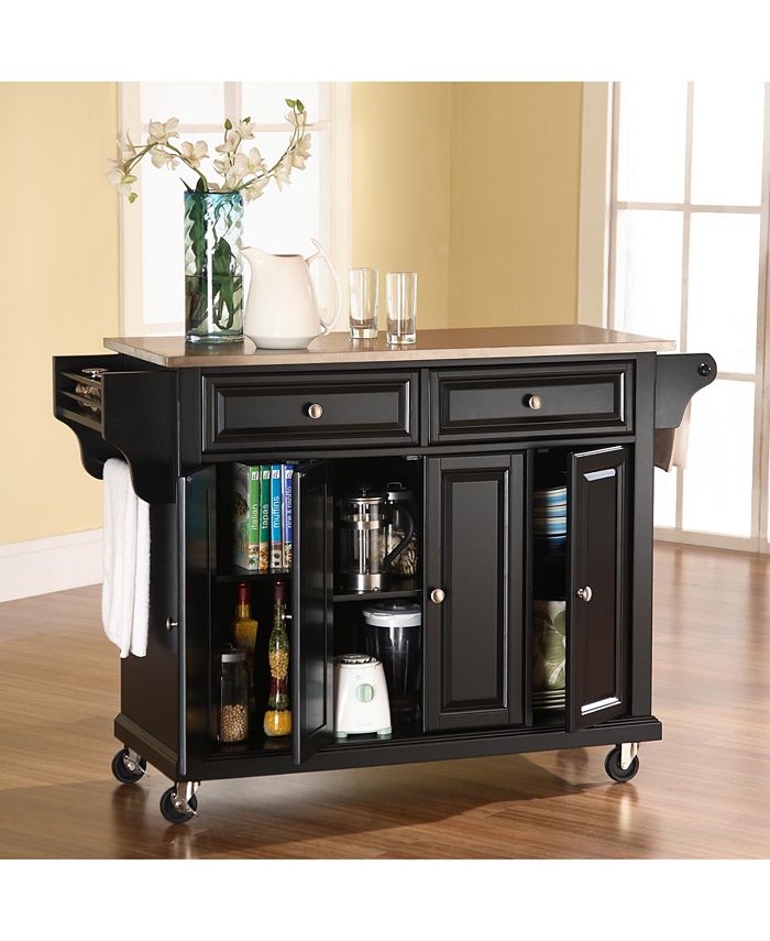 Crosley Stainless Steel Top Kitchen Cart Island Macy's