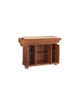 Crosley Alexandria Natural Wood Top Kitchen Island Macy S   10553886 Fpx.tif