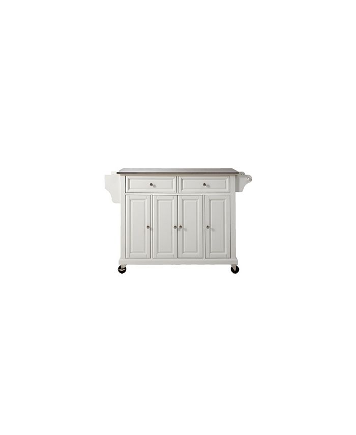 Crosley Stainless Steel Top Kitchen Cart Island Macy's