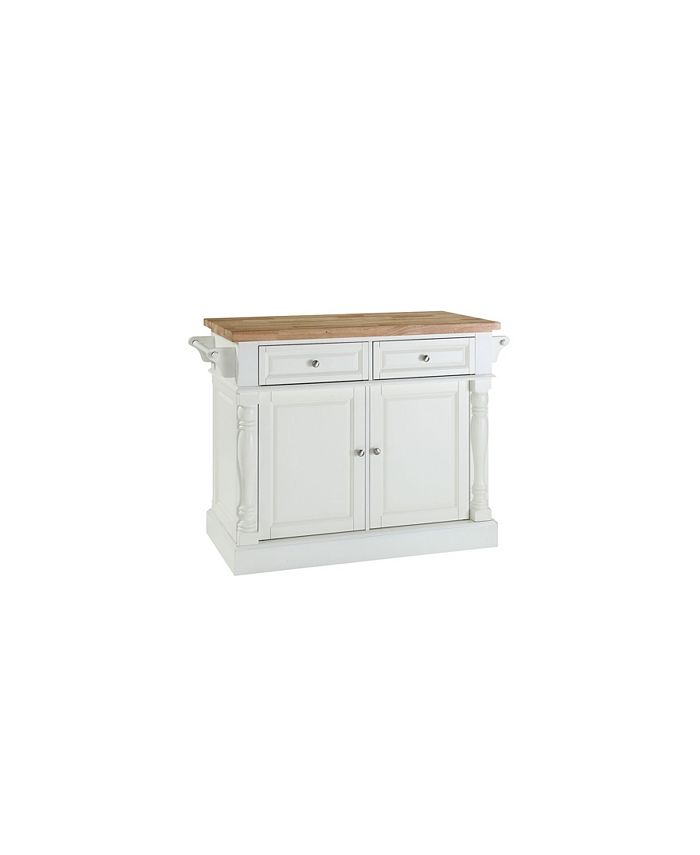 Crosley Oxford Butcher Block Top Kitchen Island Macy's