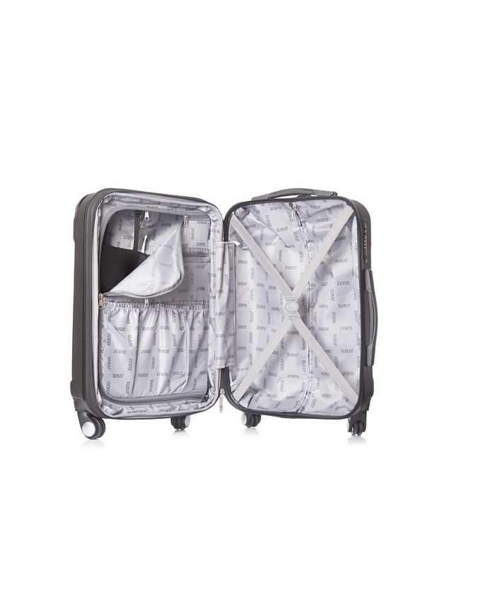 DUKAP Intely 20" Hardside Spinner CarryOn Luggage With USB Port Macy's