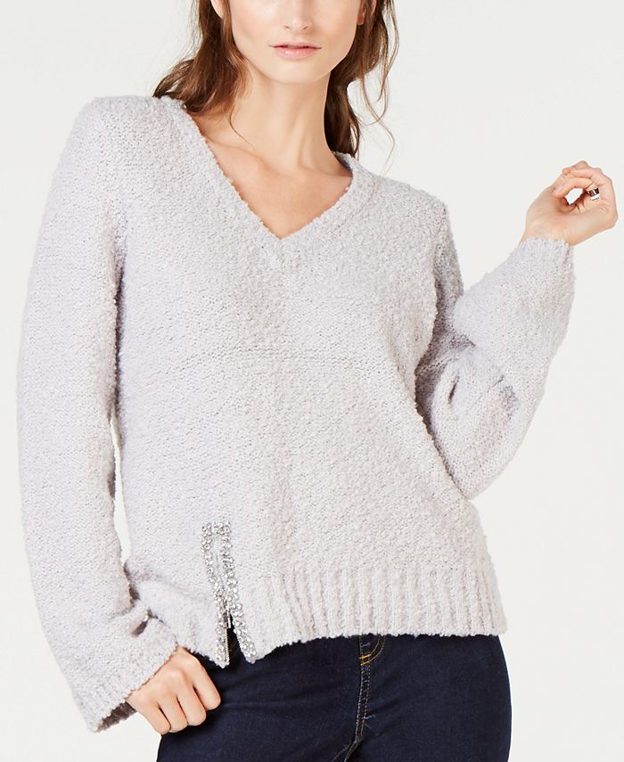Macys embellished sweaters sale