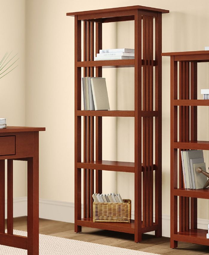 Alaterre Furniture Mission 60" Bookcase Macy's