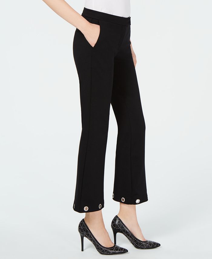 Michael Kors Grommet-Cuff Cropped Pants, in Regular and Petite Sizes ...