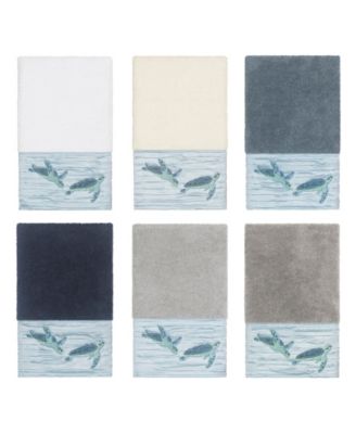 Linum Home - Mia Embroidered Turkish Cotton Hand Towel