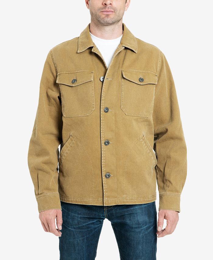 Lucky Brand Men's Fleece Lined Trucker Jacket & Reviews - Coats ...