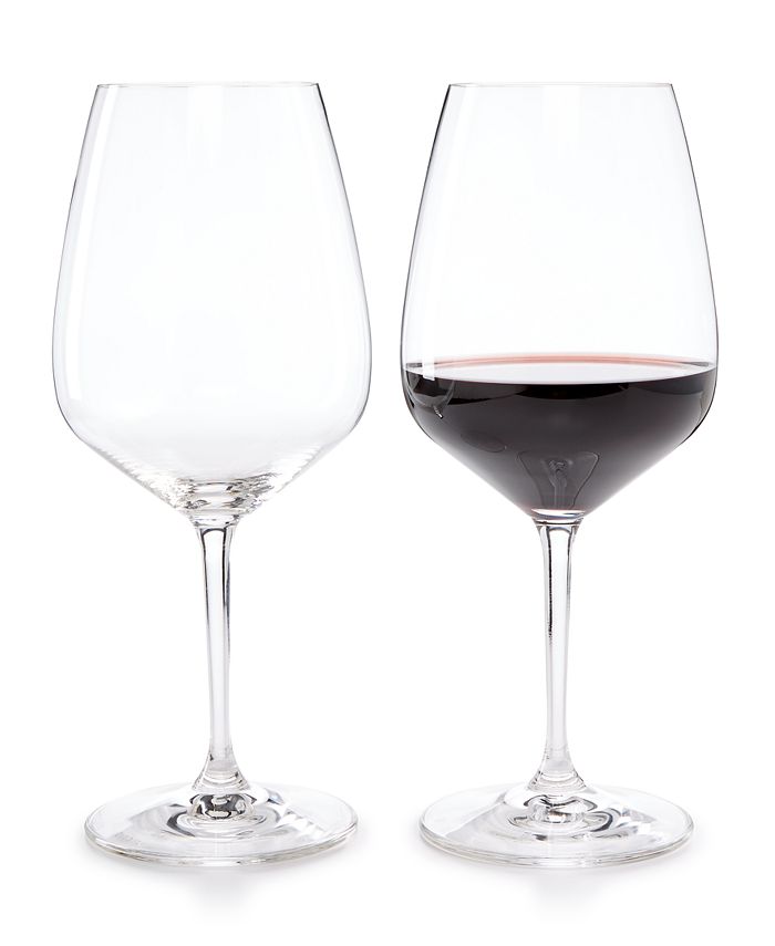 Swarovski Crystalline Red Wine Glasses, Set of 2 - Macy's