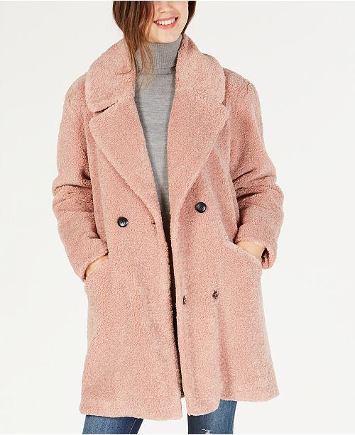 Lucky brand faux fur trench coat sale