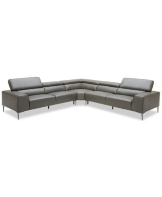 Furniture - Mossley 129" 3-Pc. "L" Sectional
