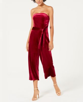 ladies velvet jumpsuit
