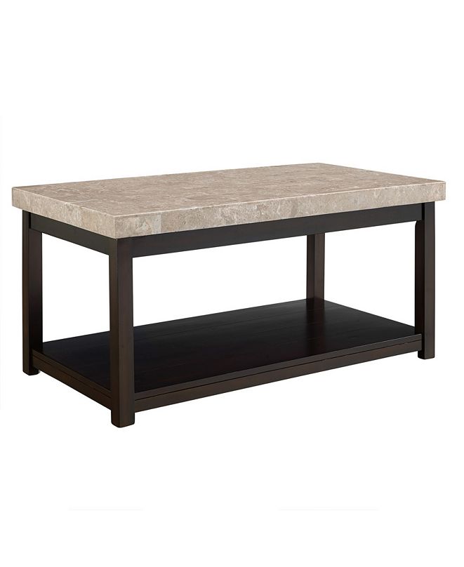 Picket House Furnishings Caleb Coffee Table with Marble Top & Reviews Furniture Macy's