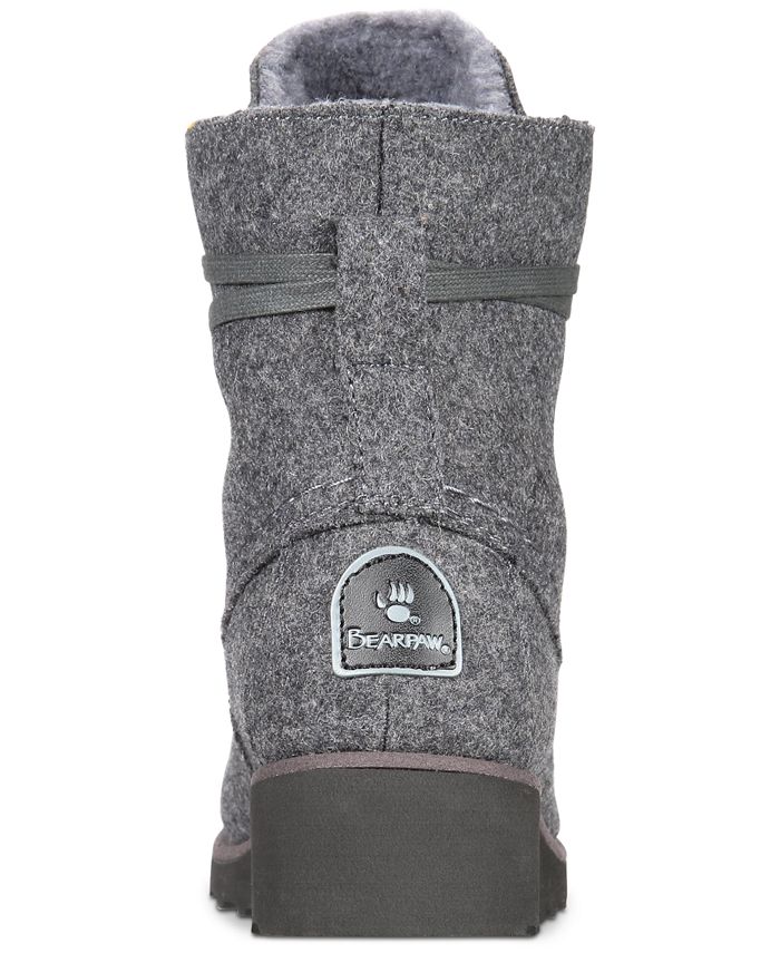 bearpaw krista boots gray
