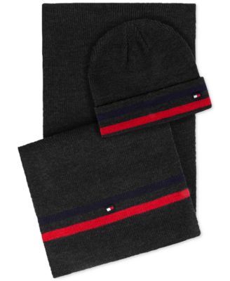 Tommy Hilfiger - Men's Signature Hat & Scarf Set