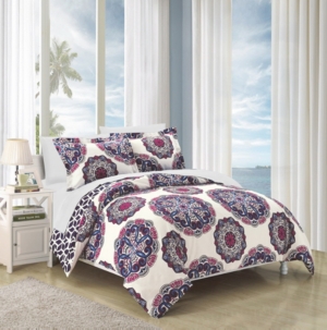 Chic Home Ibiza 7 Piece Full/Queen Bed In a Bag Duvet Set Bedding